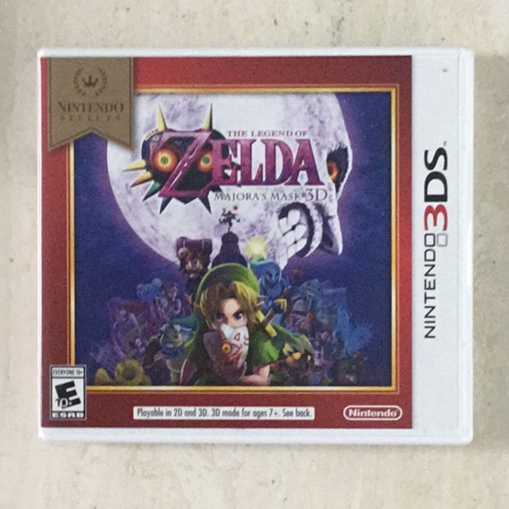 The Legend Of Zelda Majora’s Mask 3D Nintendo 3DS Game Authentic Complete - Picture 2 of 15